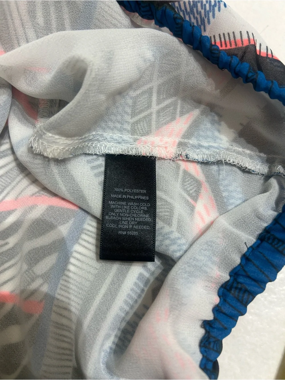Express Multicolor Zebra Pattern Blouse - Picture 8 of 8